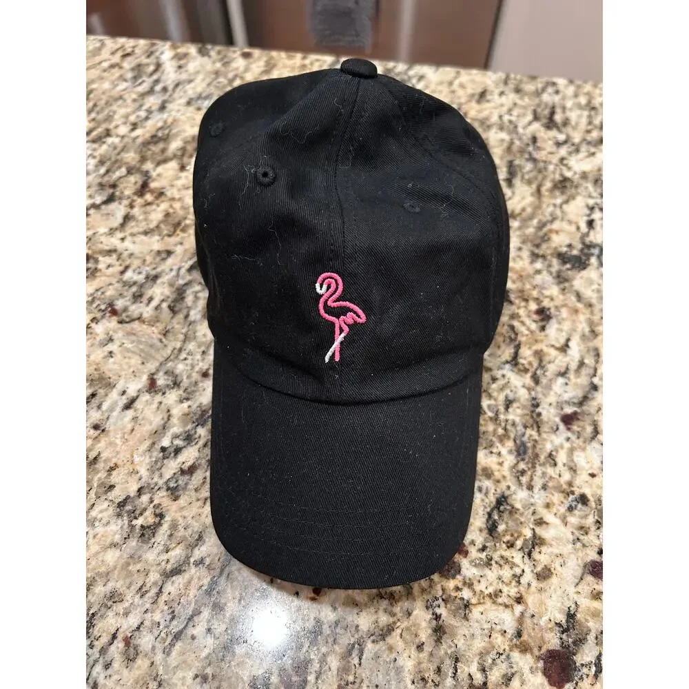 Chubbies Brand Adjustable The Black Flamingo Hat Baseball Hat Cap